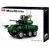 Sluban Model Bricks M38-B0753 Véhicule blindé de combat 6x6 EBRC Jaguar