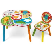 Arditex Fisher Price Play Table And Chair Set Multicolore Enfants