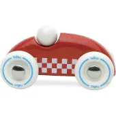 Vilac Voiture en bois mini rallye rouge