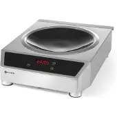 Hendi Wok à induction modèle 3500, Profi Line, Cuiseur à induction, 230V/3500W, 340x450x(H)130mm