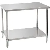 Bartscher Tables de travail avec étagère 100x70x86-90 cm