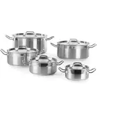 Hendi Casserole avec couvercle, gamme Profi Line, 2,8 litres, compatible avec tous types de plaques de cuisson