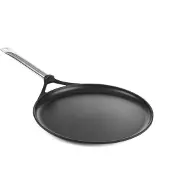 Hendi Crêpière en fonte d'aluminium 320x20 mm, Poêle + casserole, Argent