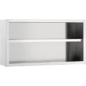 Bartscher Armoire Suspendue Ouverte | 1600 (L) x 400 (P) x 660 (H) mm