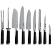 Super Merchant Set de couteaux, 9 pièces, noir, 445x260x(H)65mm