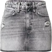 Superdry Vintage Denim Mini Skirt Gris 26 Femme