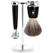 Muhle RYTMO Black Pure Badger kit de rasage