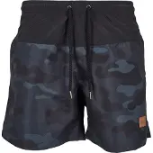 Urban Classics Shorts de bain bleu fumé / bleu-gris / noir