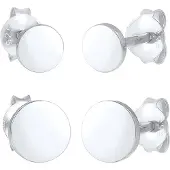 Elli Boucles d'oreilles argent