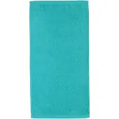 Cawö Serviette de toilette Cawö Lifestyle Uni Turquoise (Set de 3)