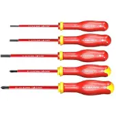Facom Jeu de tournevis isolés ProTwist - 1000 V - 5 pcs - ATP.J5VE