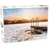 Tactic Puzzle Lovers Winter Swimming 1000 el. puzzle, 1000 szt., Zima