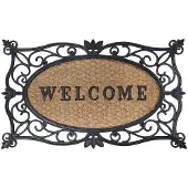 Esschert Design Paillasson Welcome 75 x 45 cm Caoutchouc RB107