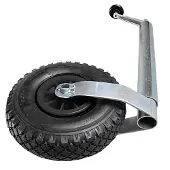 Pricenet Roue jockey avec jante en métal et pneu d'air 26 x 8,5 cm