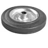Pricenet Roue de secours pour roue d'appui Jante en métal avec pneus pleins