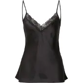 Etam Chemise de nuit 'Milky' noir