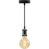 LumenXL Pendentif moderne noir et brillant