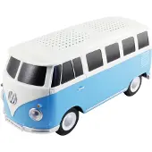 Vw-collect VW Collection Volkswagen T1 Bus Transporter Enceinte Bluetooth - Bleu/Blanc, Enceinte Bluetooth, Bleu, Blanc