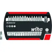 Wiha 29417 Coffret d'embouts XLSelector Standard 25 mm - Mélangé 31 pcs 1/4"