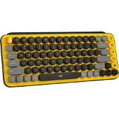 Logitech POP Keys Clavier Sans Fil Mécanique Jaune AZERTY