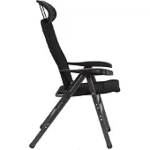 Crespo - Chaise de plage - XL - AP/238 - Air-Deluxe - Compact - Noir