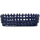 Ferm Living Panier en Céramique Oval | Blue