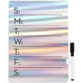 Kikkerland Iridescent Dry Erase Board (Calendrier hebdomadaire)