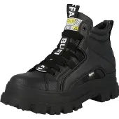 Buffalo Bottines à lacets 'Aspha' noir / blanc
