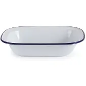 Olympia Plat De Service Rectangulaire Acier Émaillé 280x190x55 Mm - Lot De 6 -