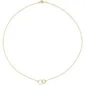 Jackie Gold Chaîne Cirkels en or jaune 14 carats