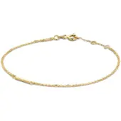 Jackie Gold Bracelet à maillons en or jaune 14 carats
