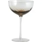 Nordal Verres à cocktail Garo marron - set de 8 pièces
