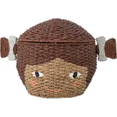 Bloomingville Mini Panier Cuillère Avec Couvercle | Brun | Banyuan Grass | 82054939