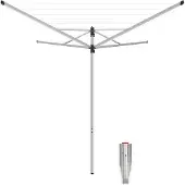 Brabantia Lift-O-Matic Séchoir Parapluie 40 Mètres + Ancrage