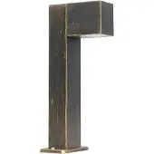 QAZQA Lampadaire d'extérieur industriel or antique 35 cm IP44 - Baleno