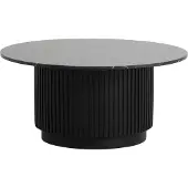 Nordal Table Basse Ronde A/s Erie-dessus Marbre Noir | 6939
