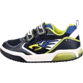 Geox Inek Boy B Chaussures à velcro avec Lumières Simili cuir 28
