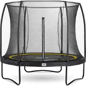 Salta Comfort Edition - Ø 183cm - rond noir - Filet de sécurité
