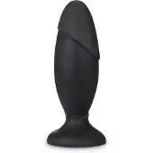 Anal Adventures Platinum Rocket - plug anal large - silicone noir