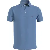 Tommy Hilfiger T-Shirt '1985 Slim Fit' bleu marine / bleu pastel / rouge / blanc