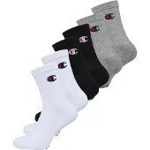 Champion Chaussettes gris chiné / rouge / noir / blanc