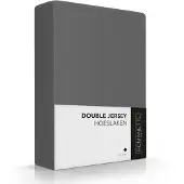 Romanette Drap-housse Romanette Anthracite (Double Jersey)-Lits-Jumeaux (160/180 x 200/210/220 cm)