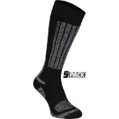 Starling Chaussettes de Ski Starling Whistler Noir/Gris (5-Paires)-Taille 39 - 42