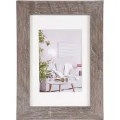 Henzo Cadre photo Modern - 15x20cm - Gris foncé