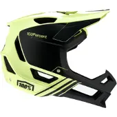 100% Trajecta With Fidlock Motocross Downhill Helmet Jaune XL