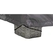 AeroCover Housse de Table de Jardin AeroCover Anthracite (160 x 100 x 70 cm)