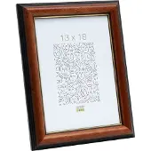 Deknudt Cadre photo Classic marron en bois 13x18 S222H3