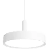 Louis Poulsen LP Slim Rond suspendu White | 3000K | Ø: 250 mm