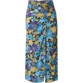 Oasis Jupe bleu clair / jaune foncé / bleu violet / noir