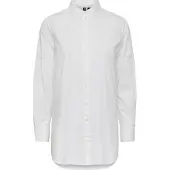 Pieces Jiva Long Sleeve Shirt Blanc M Femme